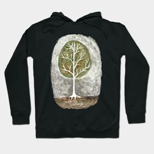 The lone white tree Hoodie